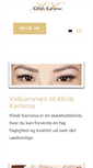 Mobile Screenshot of klinikkarisma.dk